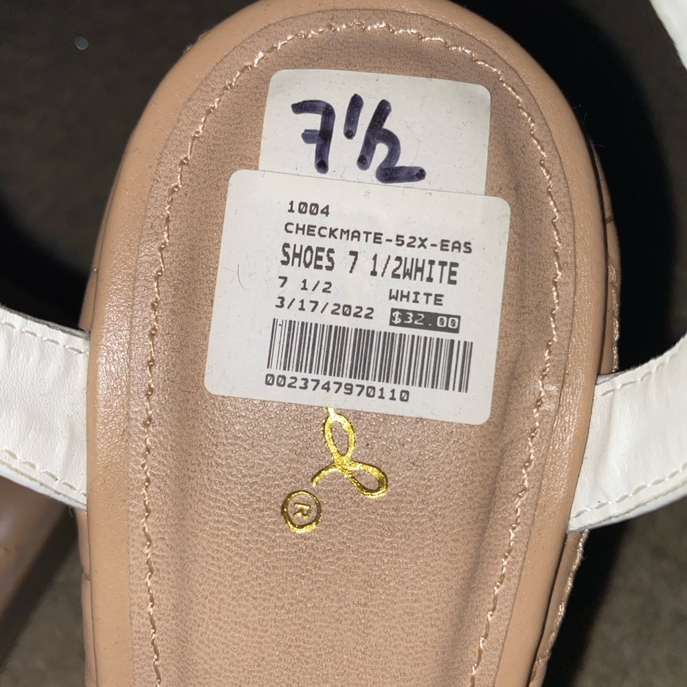 Brand new white heals